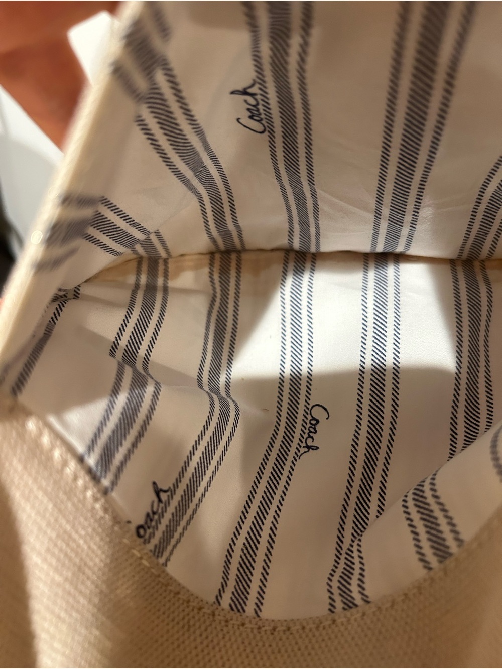 Coach Pierre Le-Tan Beach Umbrella Canvas Tote (Style# 14962) limited-edition - Picture 13 of 16